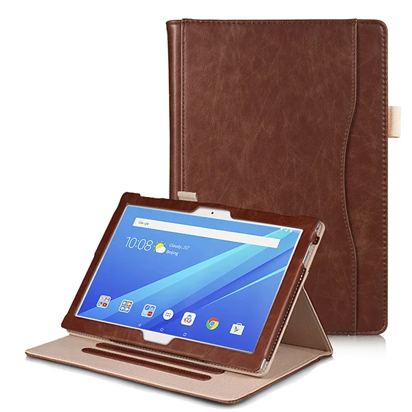 LVMP10 FMQC BN Высококачественный Универсальный чехол для lenovo Tab M10 TB-X605L/F, Магнитный чехол для lenovo Tab P10 TB-X705L/F, чехол-подставка для планшета - Цвет: LVMP10 FMQC BN