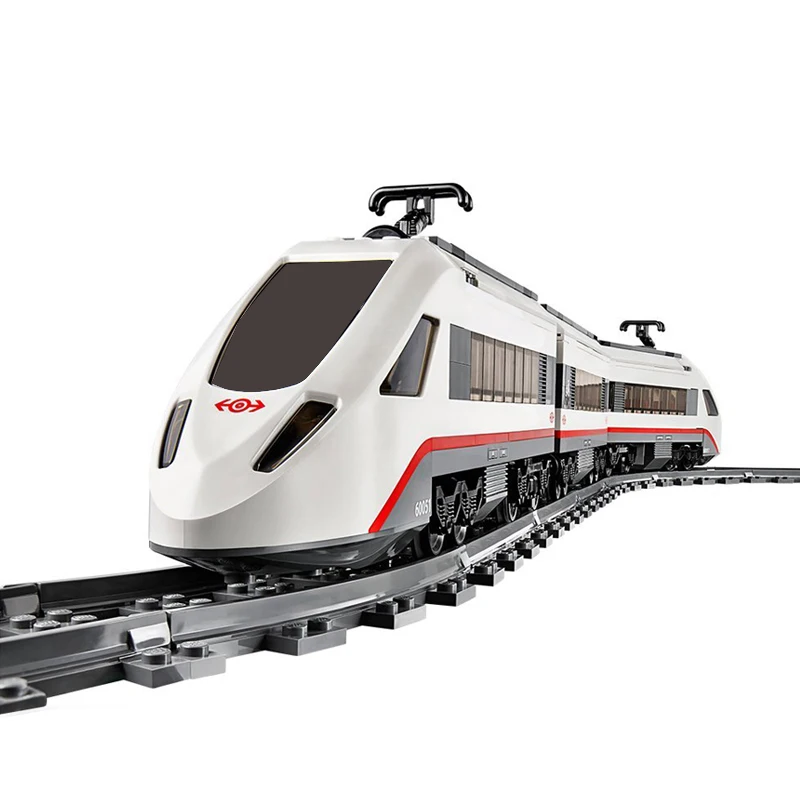 

02010 Creator Series Train High speed Passenger Remote Control RC Train Building Blocks Bricks Children's educational toys