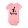 My 1st Birthday Newborn Baby Summer Romper Infant Body Toddler Short Sleeve Jumpsuit Baby Birthday Party Outfit Boy Girl Clothes 4