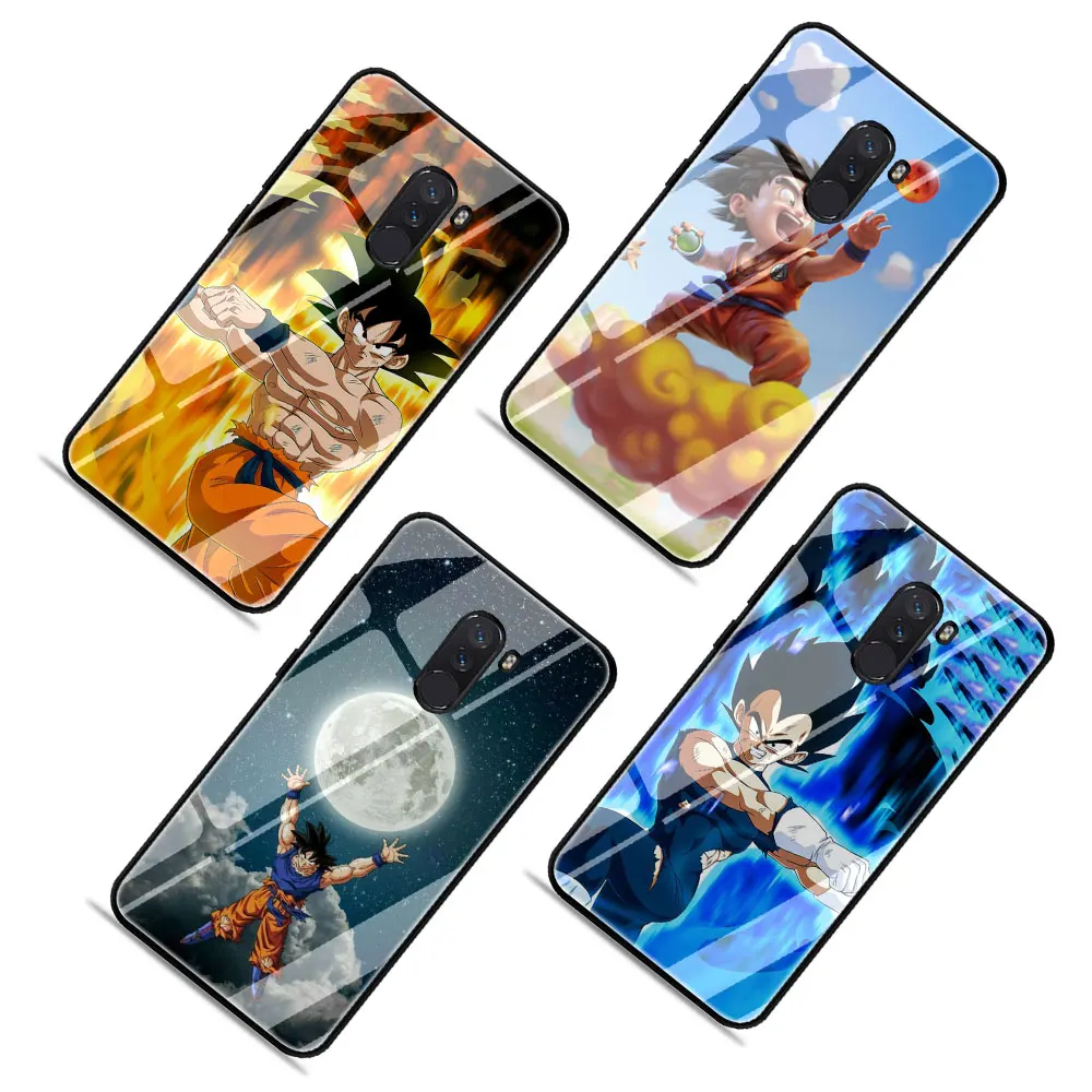 Чехол из закаленного стекла Dragon Ball Son для Xiaomi 8 Lite A1 A2 9 Redmi Note 5 6 7 Pro 6A 4X F1