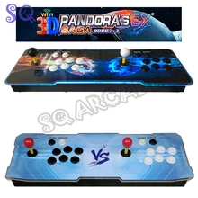 

2021 NEW Pandora Saga 3D WIFI 7000 in 1 Arcade Game Console Cabinet Support 2 Players add Games Super High Video Resolution