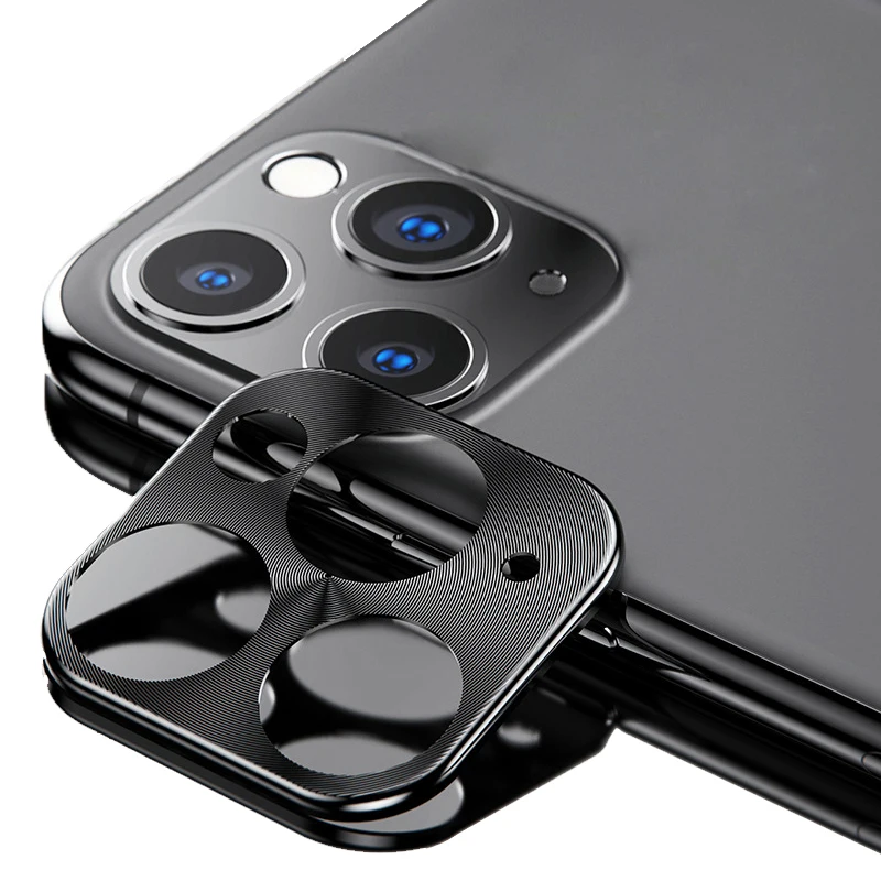 Металлический чехол для iPhone XR 11 Pro Max, защита для объектива камеры, защита для экрана, бампер для iPhone X XS MAX XR, кольцо из закаленного стекла
