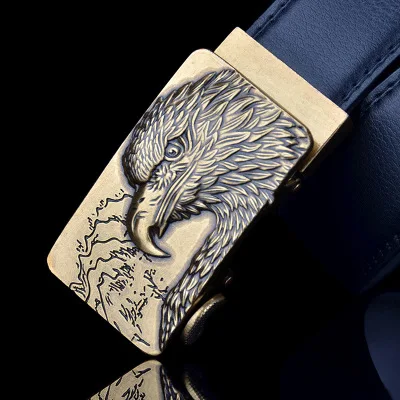 Модный брендовый кожаный ремень, деловые брюки Ceinture Homme, Воловья кожа, пояс для брюк, автоматическая пряжка, мужские ремни, модный Автомобильный логотип
