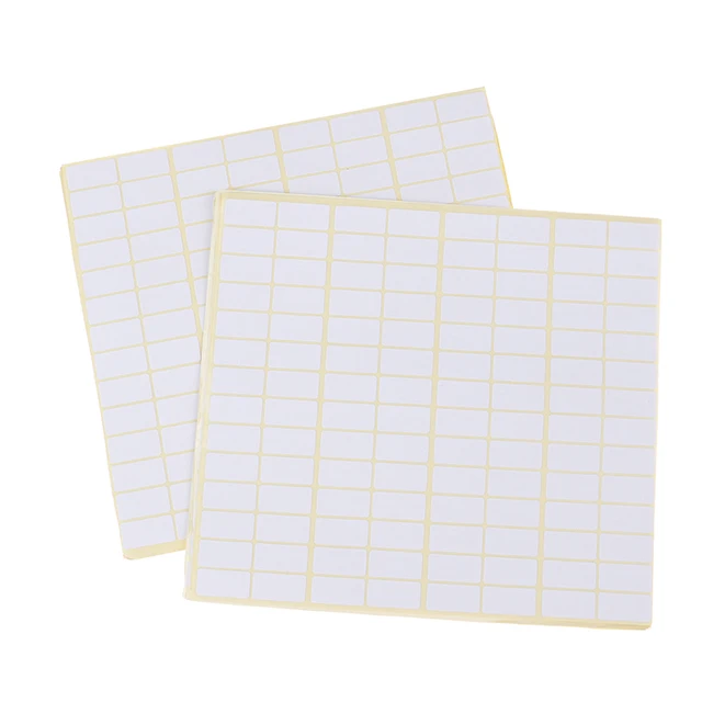 Plain White Self-Adhesive Printer Labels - Perfect For Addresses & General Use