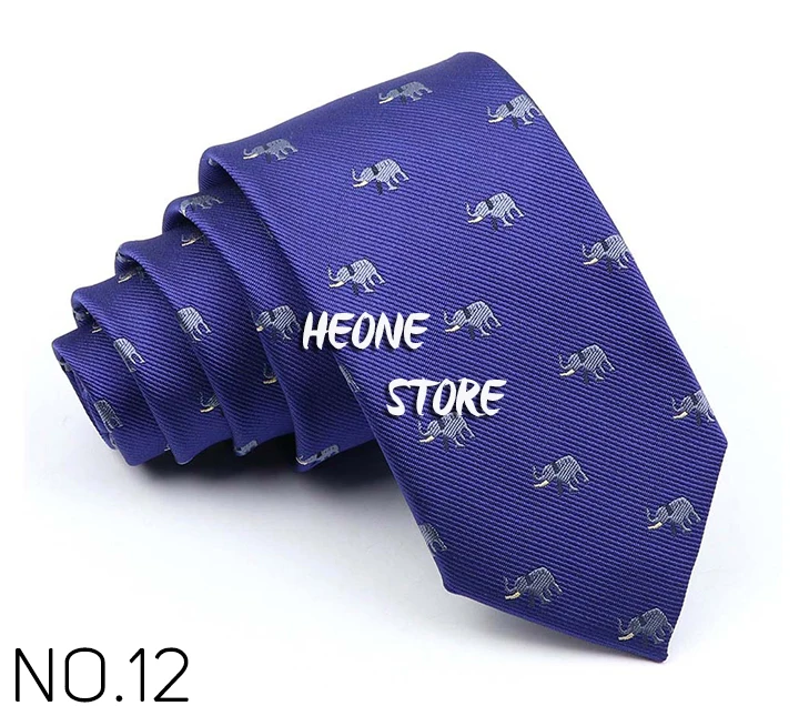 New Mens Polyester Jacquard Ties Casual Slim 6CM Insect Shiba Inu Car Cartoon Neckties For Wedding Business Suits Neck Accessory