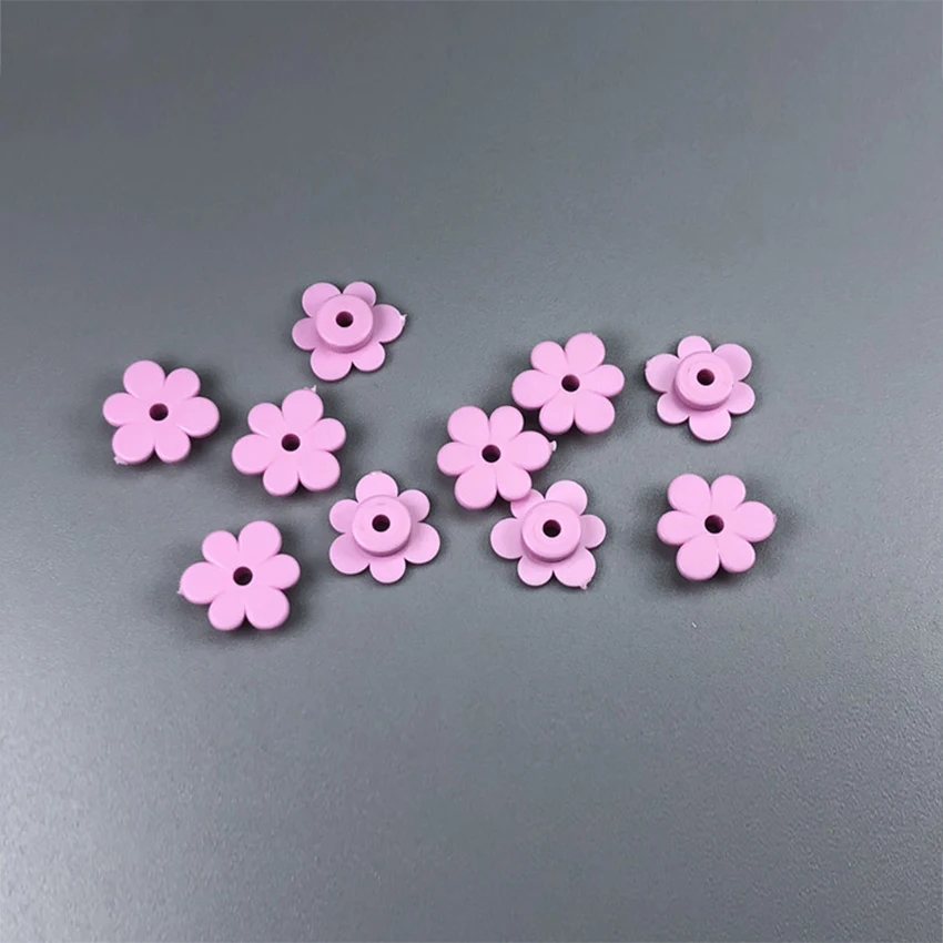 50Pcsset Legoings City Garden Plants Flowers And Plants Accessories Flowers Petals MOC Brick Building Blocks Kids DIY Toys Gift (9)