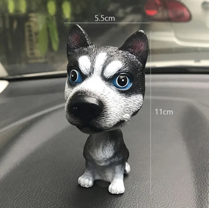 Кивающая собака забавная встряхившая голова игрушки Симпатичные Bobblehead куклы-щенки качели автомобиля украшения дома авто Декор интерьера автомобиля игрушки для приборной панели