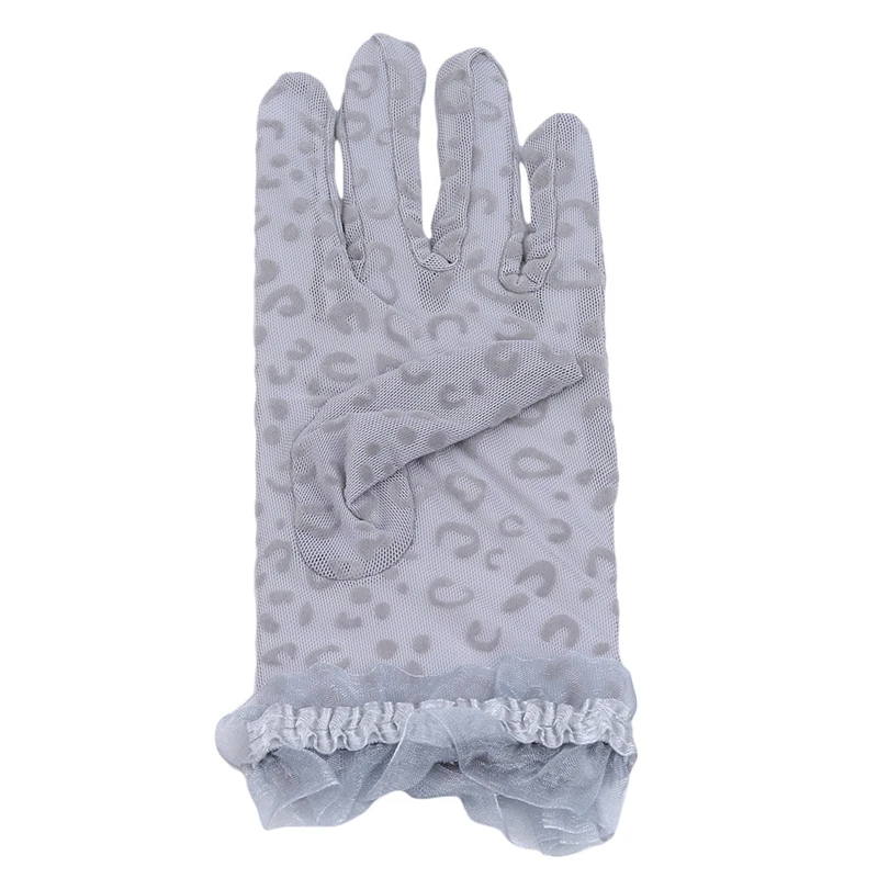 Summer/Autumn Lady Sunscreen Golves Women Sun Protection Glove Fashion Beautiful Women's Summer UV-Proof Driving Lace Gloves