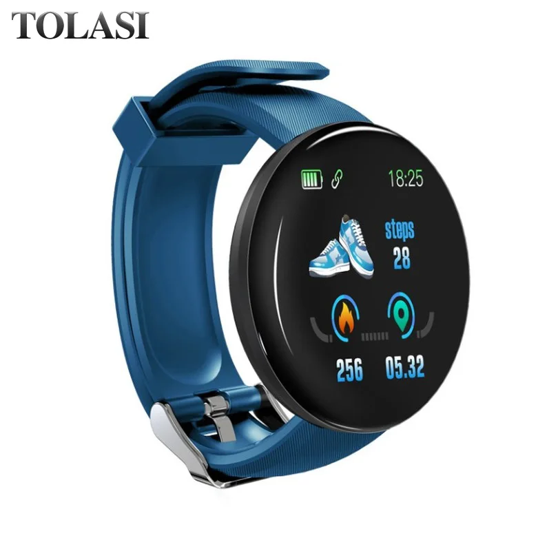 

2019 New Arrival D18 Waterproof Bluetooth Bracelet Smart Watch Heart Rate Blood Pressure Activity Trackers Sports Smartwatch