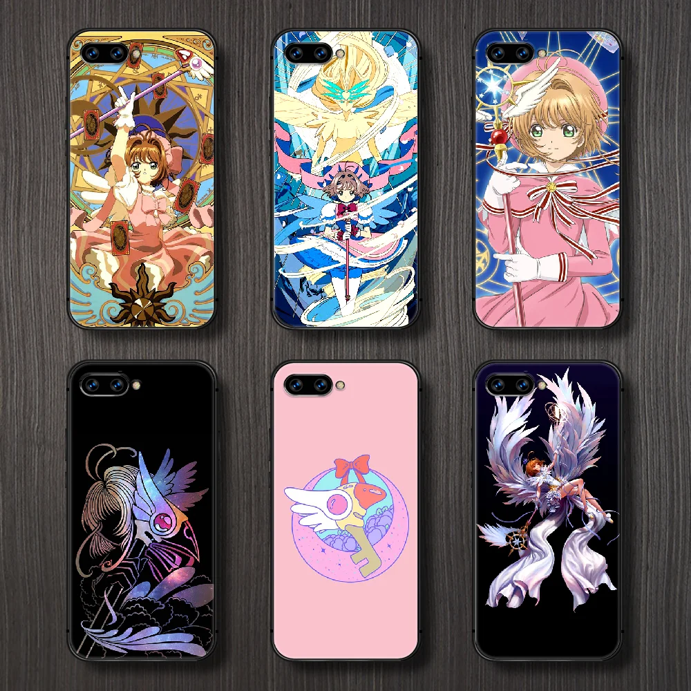 Cardcaptor sakura аниме чехол для телефона Корпус HUAWEI honor 8 8c 8a 8x9 9a 9x V10 MATE 10 20 I lite рro черный