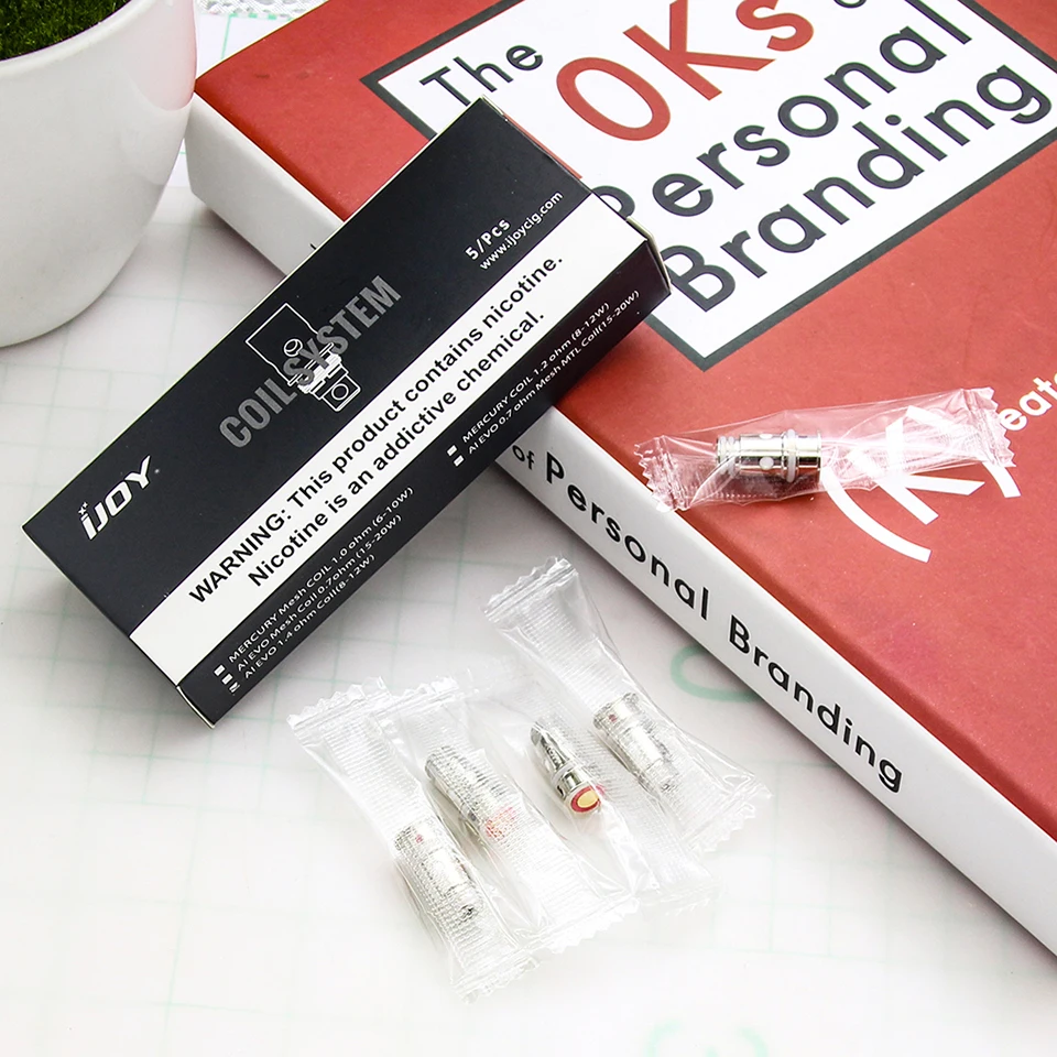 5pcs Original IJOY AI EVO vape Replacement 0.7ohm Mesh Coils 1.4ohm coil E-cigarette Coil for IJOY AI EVO Kit (4)