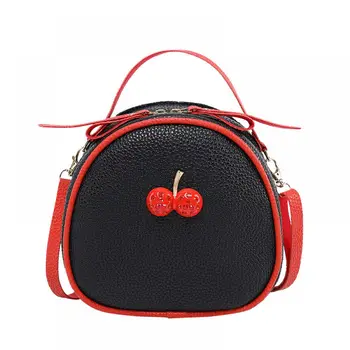 

Fashion Ladies Printed Shoulder Storage Wallet New Cherry Decoration Large Capacity Shoulder Wallet Mobile Storage Wallet