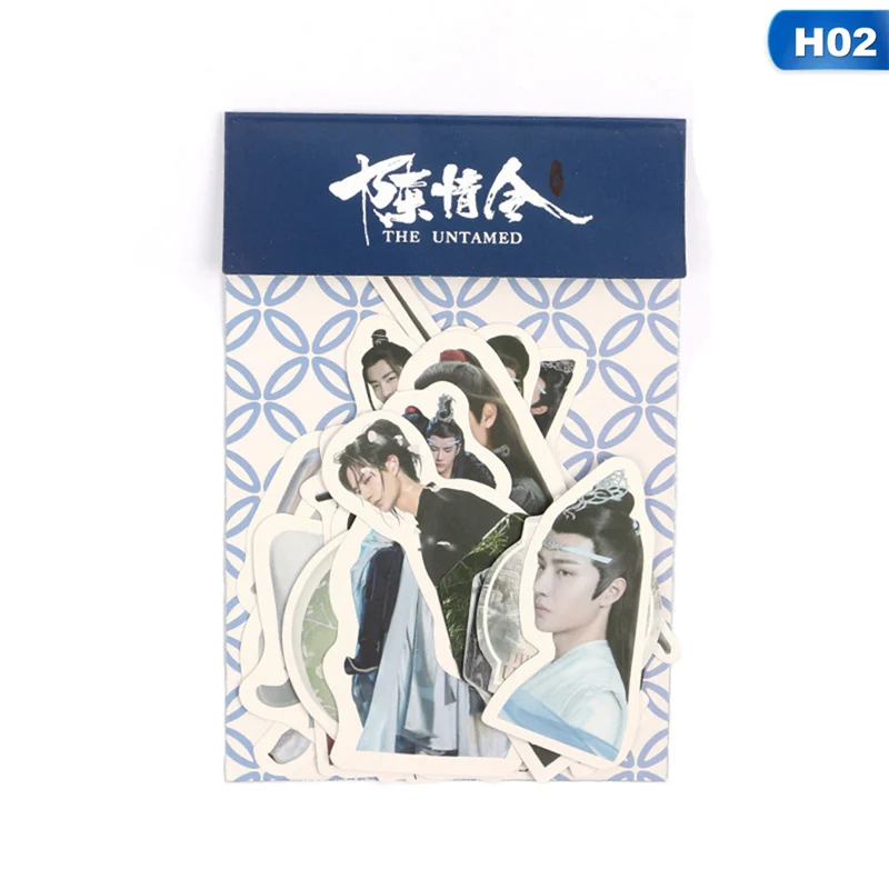 Anime Mo Dao Zu Shi Washi Tape Cartoon Adhesive Tape DIY Scrapbooking Sticker Label Masking Tape - Цвет: H02