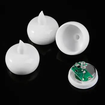 

12pcs Floating Flameless Candles LED Lights Waterproof Tealight Decoration Lamps 40JE