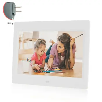 

7 Inch Led Digital Photo Frame Plastic And Metal Remote Control Mp3 Mp4 Player Electronic Clock Album