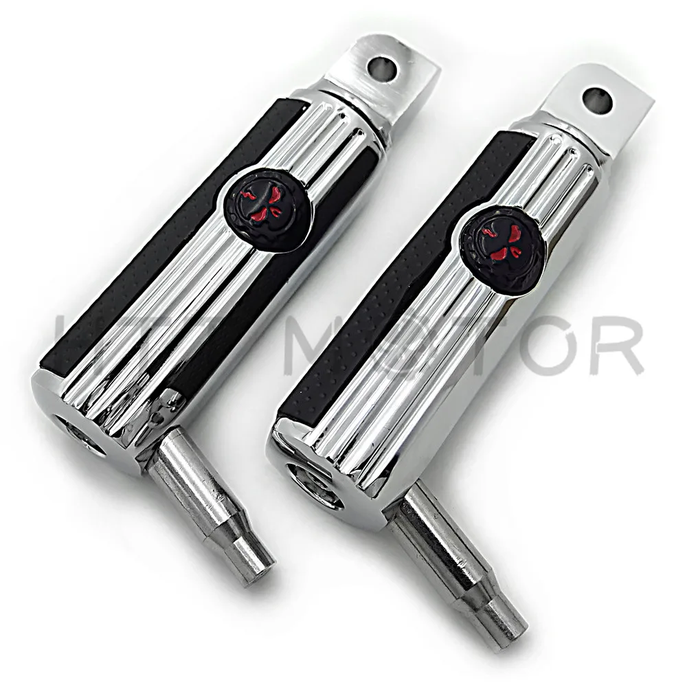 Aftermarket Defiance подножки хром для пассажира-позже Softail Slim FLSL Breakout FXBR