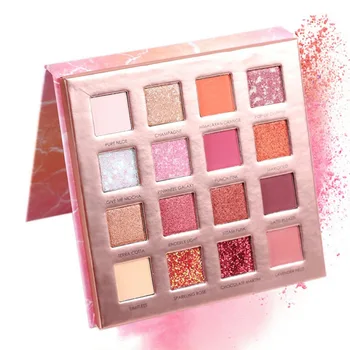 

ANYLADY 16-color Glitter Eyeshadow Palette Waterproof Smudge-proof Sequin Shimmer Eye Shadow