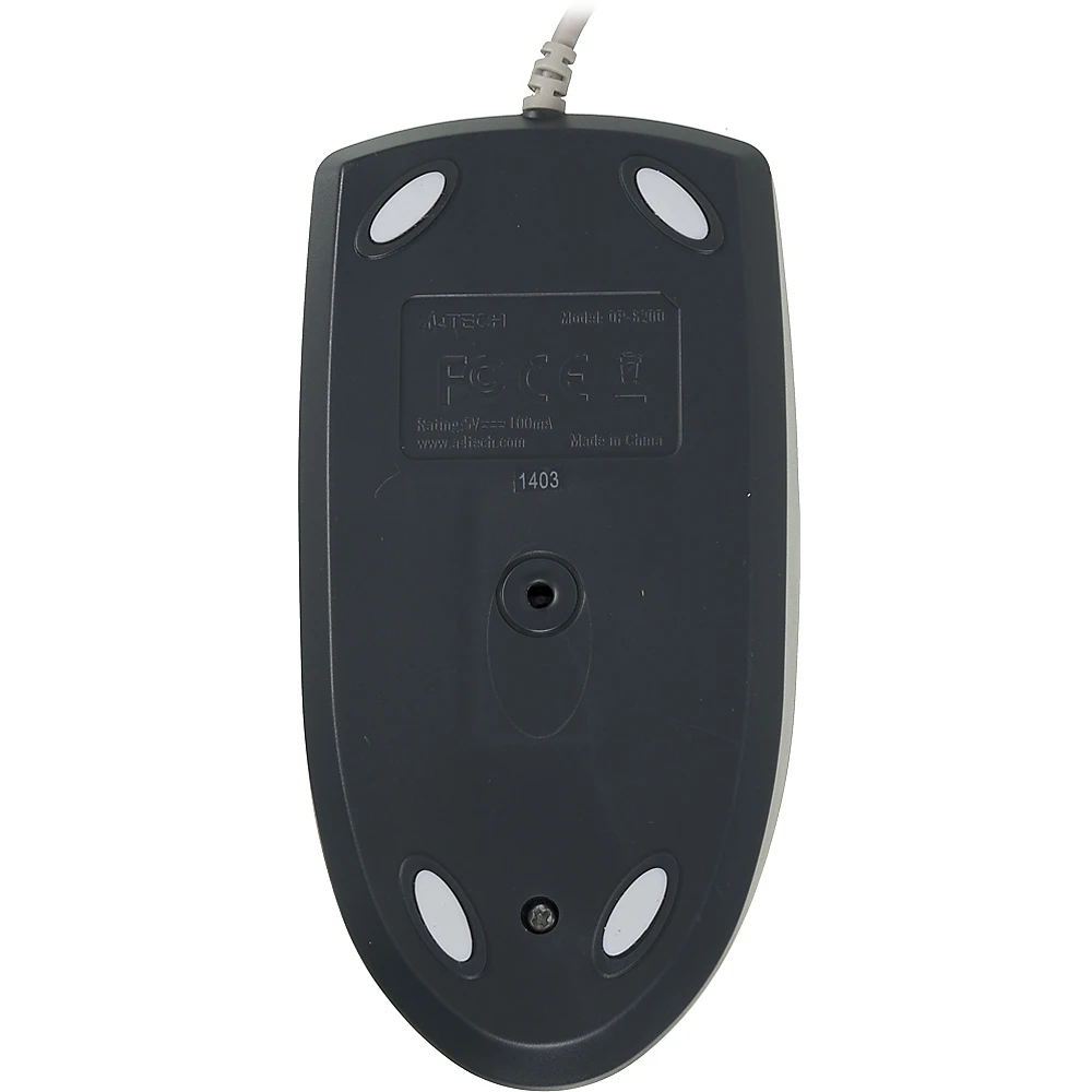 Мышь A4 OP-620D белый/синий оптическая(1000dpi) USB1.1(2but
