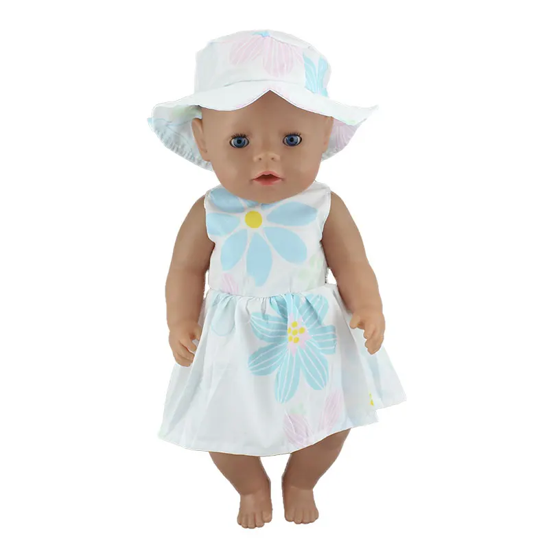 Модные наряды Одежда для 43 см Zapf Baby Doll 17 дюймов Одежда для новорожденных - Цвет: 10