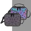 Women Laser Luminous Holographic handbags Crossbody Bags for Women 2022 Shoulder bag Geometric Plaid Hologram small Square bags ► Photo 1/6