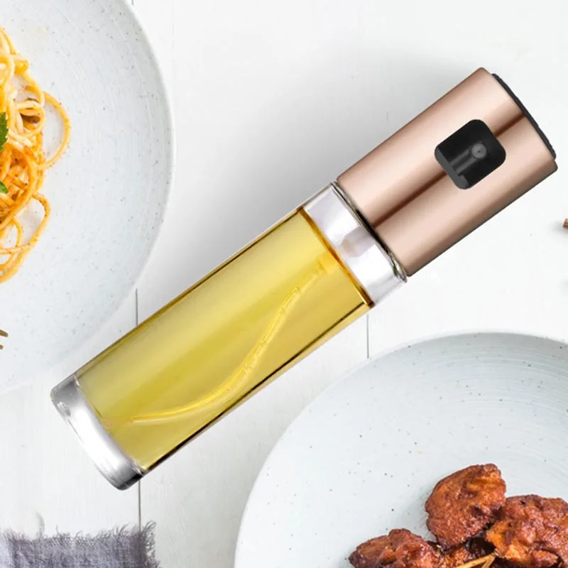 Kitchen Spray Olive Oil Sprayer Bottle Pump Oil Pot Leak-proof Grill BBQ Sprayer Dispenser BBQ Gravy Boats Tools