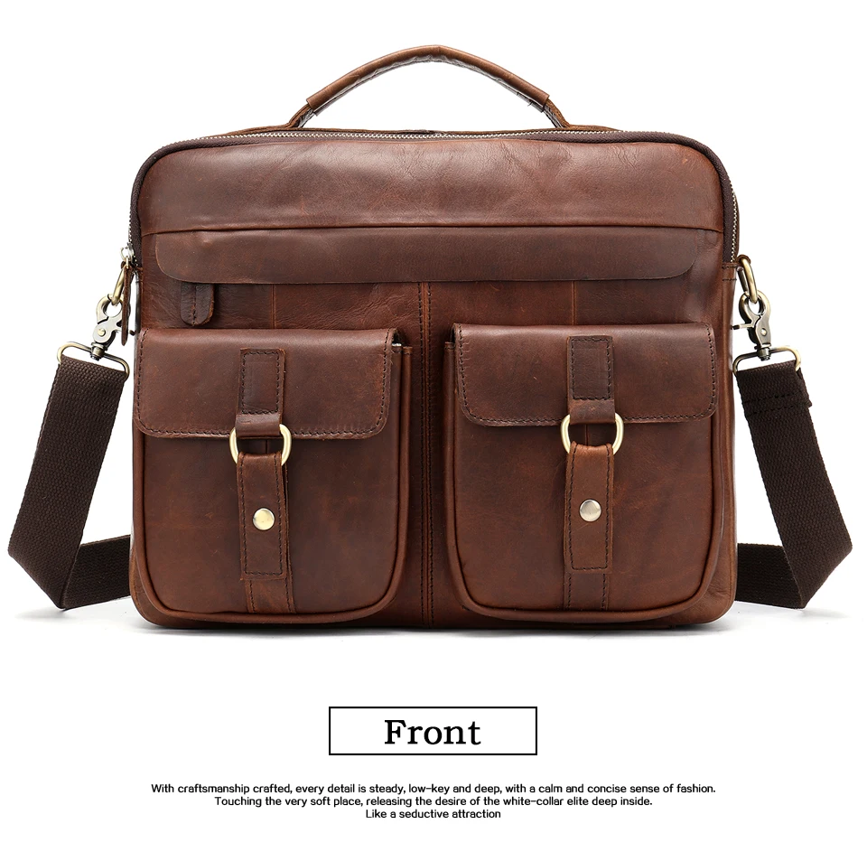 Роскошный брендовый мужской портфель для работы/офиса, мужские сумки из натуральной кожи, сумка для ноутбука, деловая Повседневная сумка