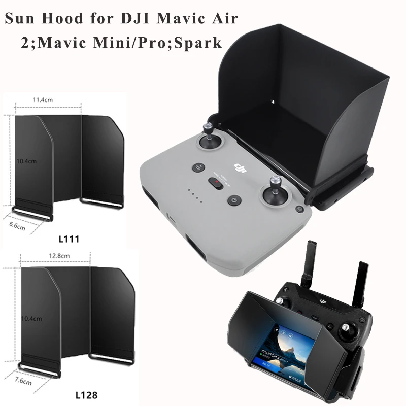 Sun Hood Sunshade Mobile Phone Holder for DJI Mavic Pro/Mavic Air 2/SPARK Drone