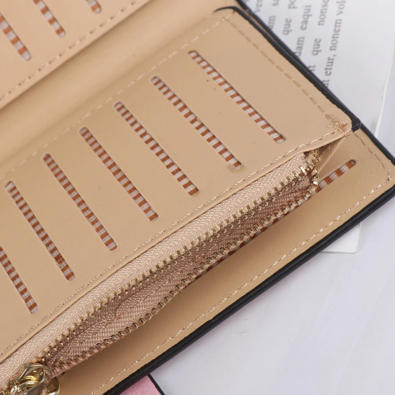 1PC Lady Women's Leather Clutch Wallet Purse Long Card Holder Handbag Case