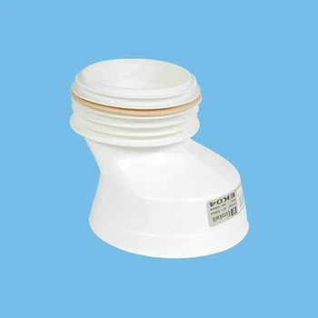 

High Quality White PP Plastic Toilet Shifter Toilet Flush Toilet Sewer Installation Fittings Drainage Pipe Adapter