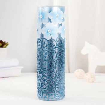 

Vase "Fresh", blue, d-7.5 cm h-26.5 cm 4710564