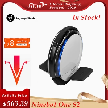 

Original Ninebot One S2 Smart Electric Scooter Self Balancing Portable Single Wheel 500W 24km/H Skateboard