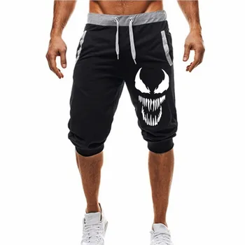 

Summer Shorts Men venom print Men's Sportswear Short Jogger Breathable Trousers Boardshorts Male casual shorts M-XXXL