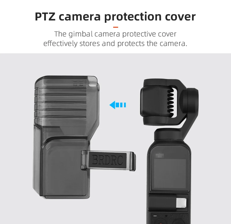 Description Picture 4 of itemBRDRC For Pocket 2 Lens Cap Camera Protector Hood Protection Case for DJI Osmo Pocket 2 Gimbal Guard Lens Cap Camera Accessories