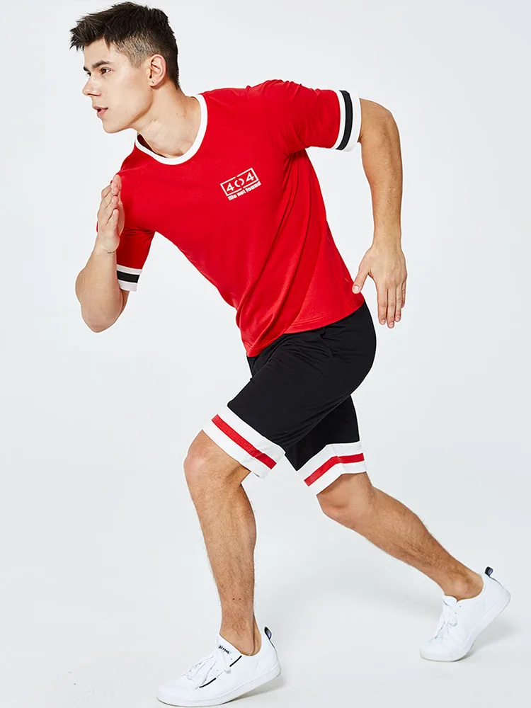 Summer Men Set New Short Sleeve T Shirts Two Piece Tops + Shorts Suit Sportswear Set Men's Clothing Shorts Sets Male Tracksuit Summer Men Set New Short Sleeve T Shirts Two Piece Tops + Shorts Suit Sportswear Set Men's Clothing Shorts Sets Male Tracksuit