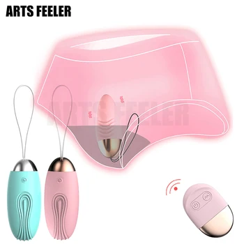 Insertable Vibrating egg Vaginal massager G-spot Stimulator USB charging Remote Control 10 Speed Vibrator  Sex Toys Women 1