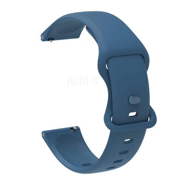 22mm Silicone WatchBand For Haylou RS3 LS04 / RT LS05S Strap Smart Wristband Bracelet For Haylou Solar LS02 Band WristStrap