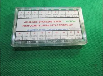 

New Citz Watch Crowns Assortment Steel & Gold One Each Total 36PCs