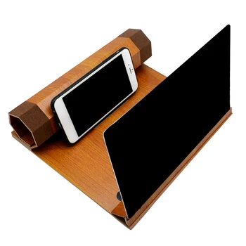 

3 Color Phone Holder 12 Inches Screen Magnifier for Smartphone Mobile Phone 3D Magnifier Projector Screen Foldable Phone Stand