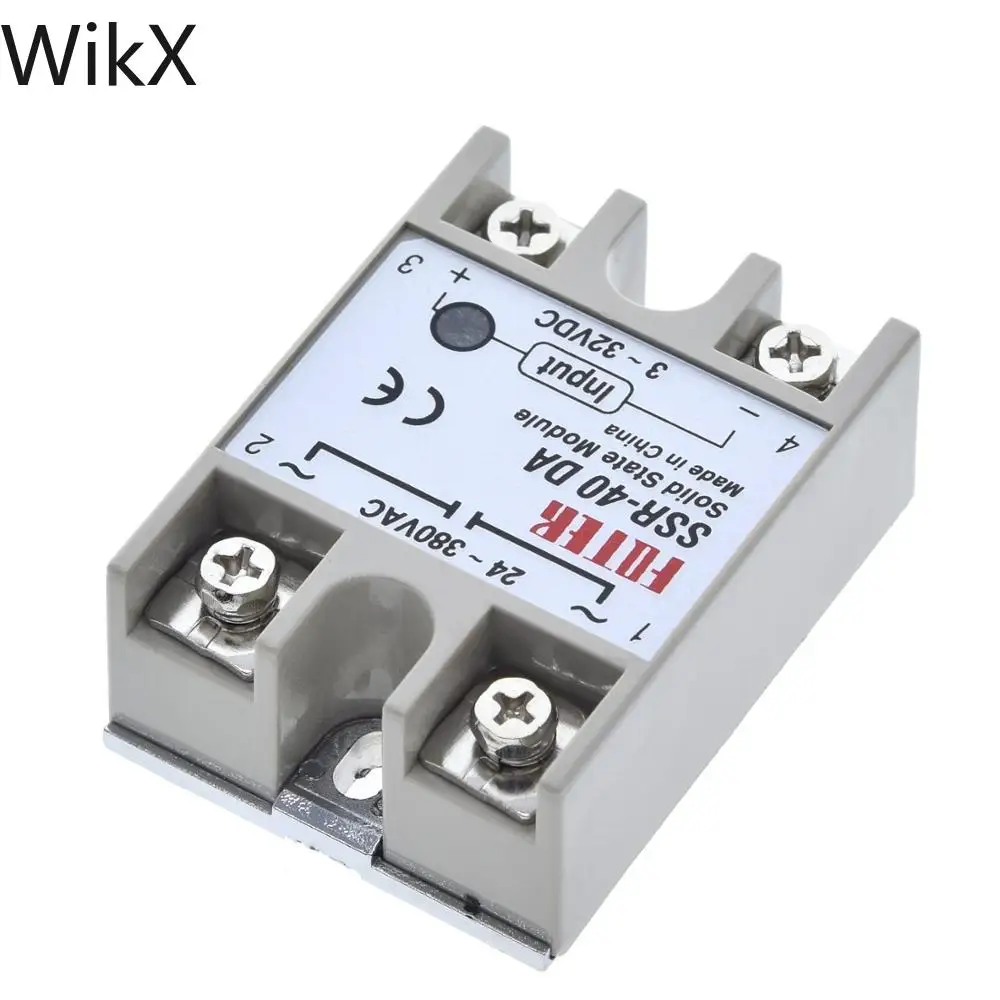 Твердотельное реле Φ SSR-10DA 10A 25A 40A 50A DC 3-32V to 24-380V AC SSR 10DA 25DA 40DA 50DA | Обустройство дома