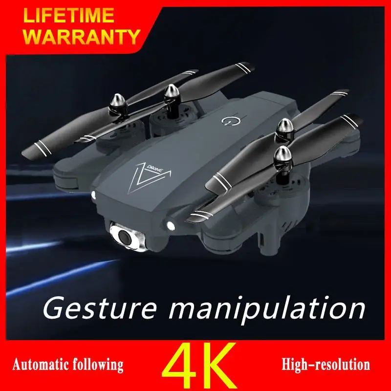 A908 Дрон 4 K/1080 P HD Aerial профессиональные дроны Wifi FPV Квадрокоптер Интеллектуальный полёт 20 мин Радиоуправляемый вертолет Дрон игрушка - Цвет: Gray 4K