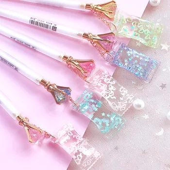 

0.5/0.7mm Cute Diamond Mechanical Pencil Kawaii Candy Pendant Automatic Pencil For Kids Girls Office School Stationery Supplies