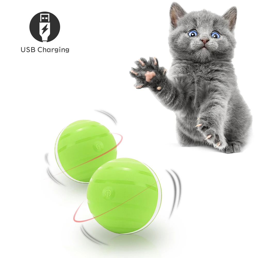 Горячий водонепроницаемый прыгающий шар для домашних животных USB Электрический СВЕТОДИОДНЫЙ плавающий флэш-шар забавная игрушка домашняя собака кошка игрушки для кошек Собака Дети