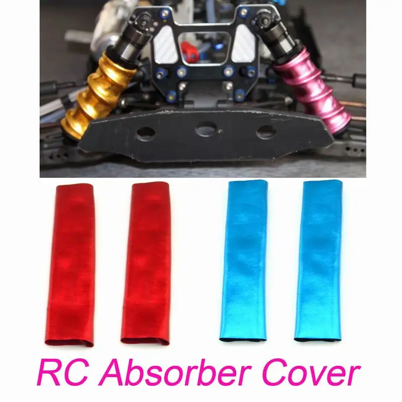 

4Pcs Cloth Wraps Shock Absorber Dustproof Dust Cover Guard Accessories for 1/8 RC Car RC Toy Accessory