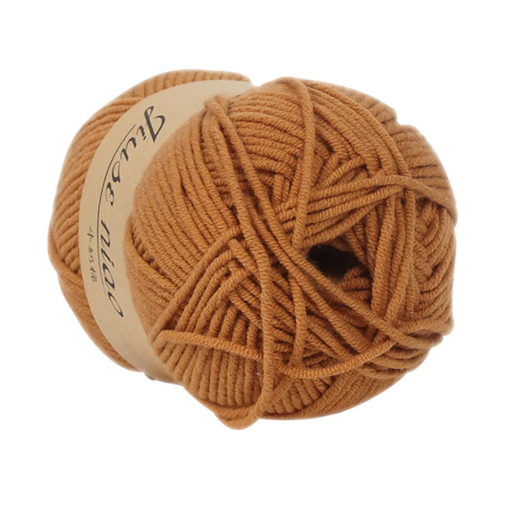 High Quality Cotton Wool 5 Strands Of Milk Cotton Diy Wool Hat Scarf Line Children's Line Hand Knitted Yarn Knit Blanket Z109