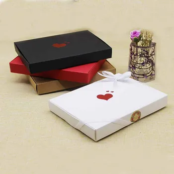 

Gift boxes Bigger Mother Day 10/20pcs 20*2.5*15cm romatic wedding Packaging Kraft Paper Boxes Jewelry Cake Gift suppiles