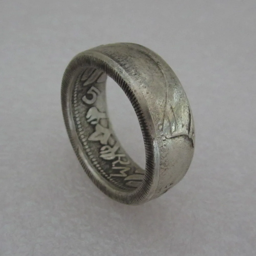Germany 1935 Coin Ring Handmade from Germany copy Coin In Sizes 9-16