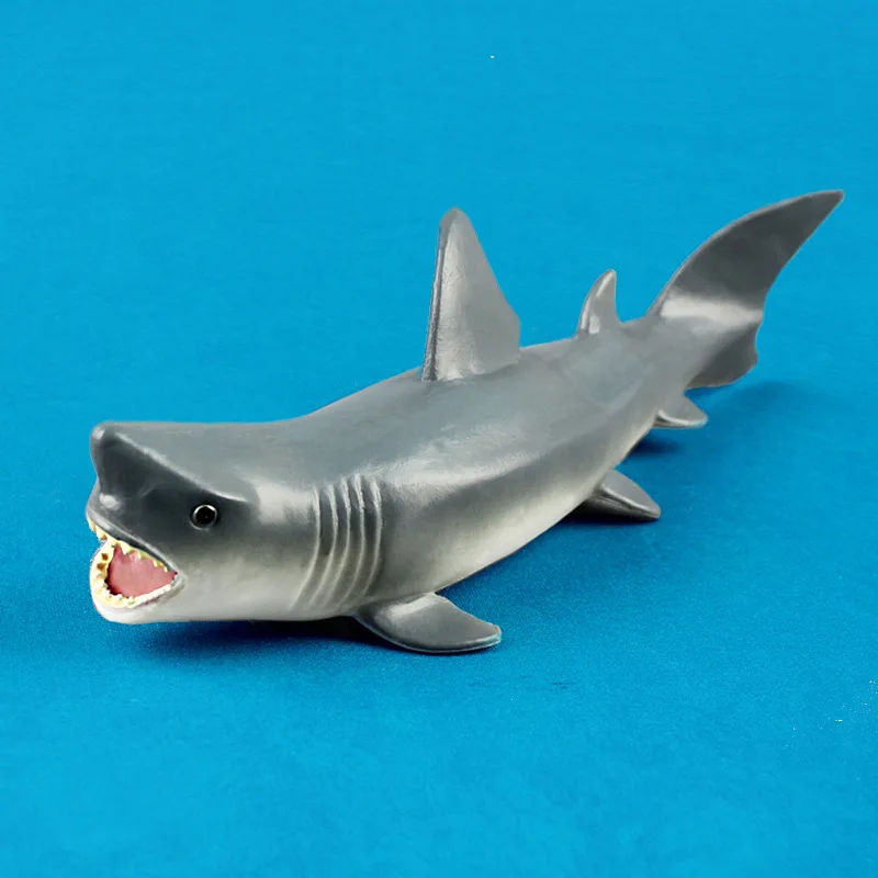 

Marine Organism Model Great White Shark Children Model Sharks Static PVC Solid Toy Animals Foreign Trade Supply of Goods