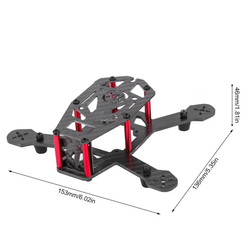 Прочный маленький легкий H150 4 оси мини гоночный Дрон 150 мм Колесная база Квадрокоптер комплект из углеродного волокна для рамы для Fpv