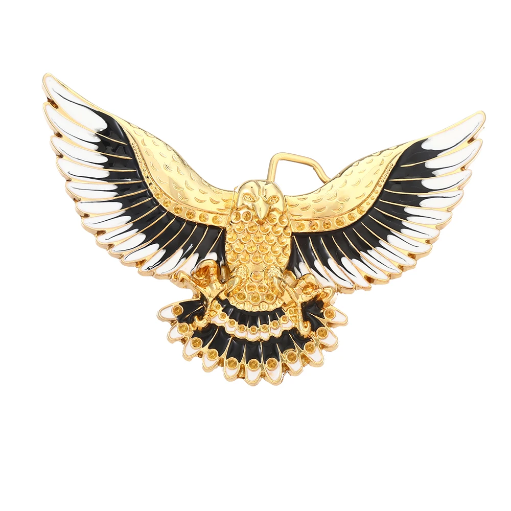 

KDG Western Cowboy Zinc Alloy Two-color Winged Eagle with Jeans Accessories Decoration