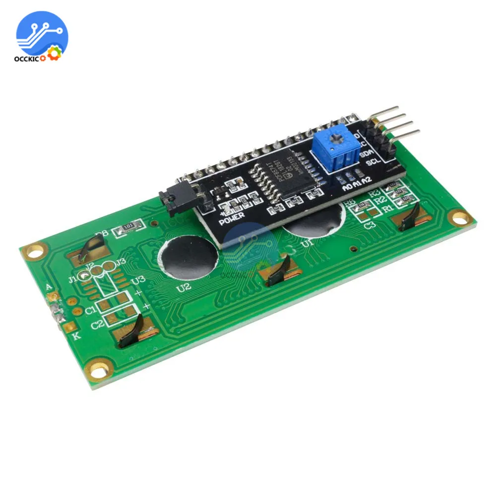 1 шт. ЖК экран 1602 Модуль 16x2 персонажа дисплей Module1602 5 в IIC/I2C для Arduino DIY kit контроллер